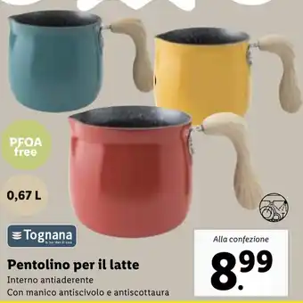 Lidl Tognana Pentolino per il latte 0,67 L offerta