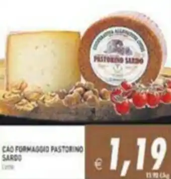 Pim Supermercati Cao Formaggio Pastorino Sardo offerta