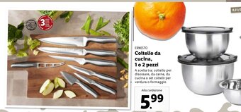 Lidl Ernesto Coltello da cucina, 1 o 2 pezzi offerta