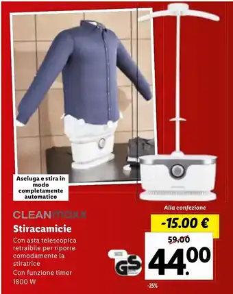 Stiracamicie 1800 W