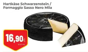 Hartkäse Schwarzenstein/Formaggio Sasso Nero Mila