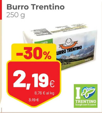 Coop Burro Trentino 250 g offerta
