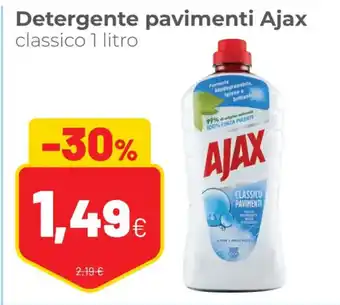 Coop Ajax Detergente pavimenti classico 1 litro offerta