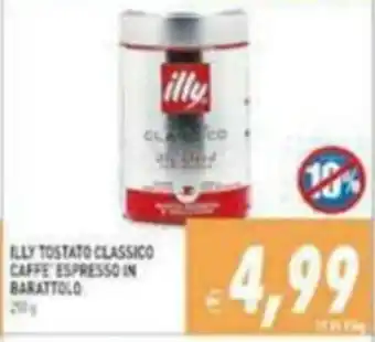 Pim Supermercati Illy Tostato Classico Caffe' Espresso in Barattolo offerta