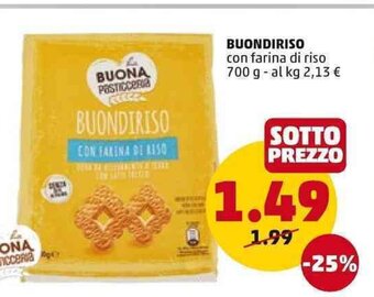 PENNY Buondiriso con farina di riso 700 g offerta