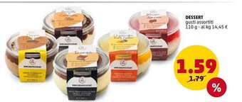 PENNY Dessert gusti assortiti 110 g offerta