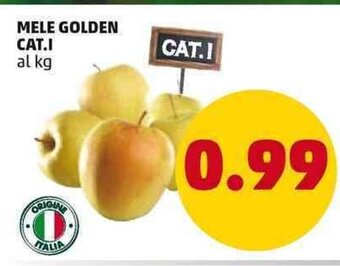 PENNY Mele Golden Cat. 1 al kg offerta