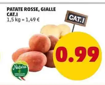 PENNY Patate Rosse, Gialle Cat. 1 1,5 kg offerta