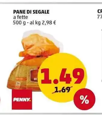 PENNY Pane Di Segale a fette 500 g offerta