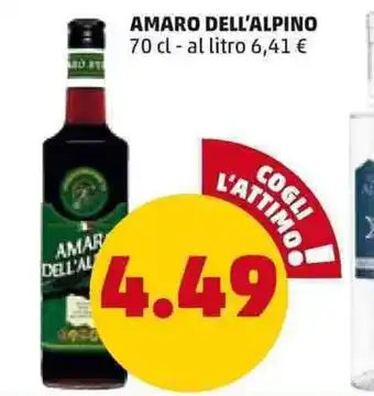 PENNY Amaro Dell'Alpino 70 cl offerta