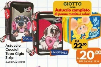 Orizzonte Giotto Astuccio scuola offerta