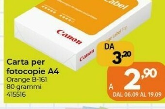 Orizzonte Canon Carta offerta