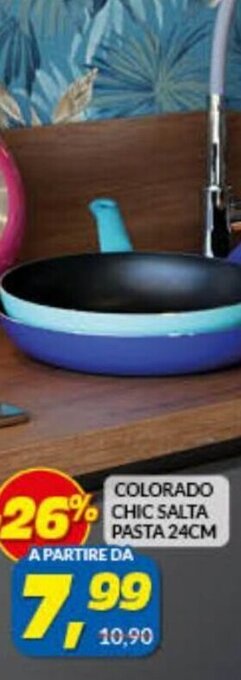Risparmio Casa Colorado Chic Salta Pasta 24cm offerta
