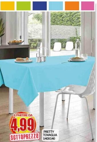 Risparmio Casa Pretty Tovaglia 140x140 offerta