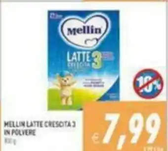 Pim Supermercati Mellin Latte Crescita 3 in Polvere offerta