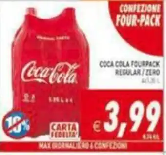 Pim Supermercati Coca-Cola Regular / Zero 4 x 1,35l offerta
