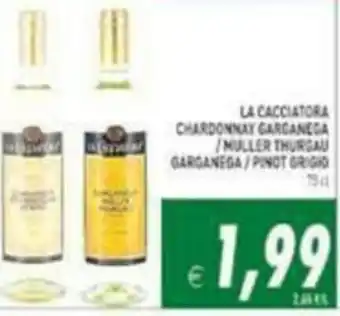 Pim Supermercati La Cacciatora Chardonnay Garganega / Muller Thurgau Garganega / Pinot Grigio offerta