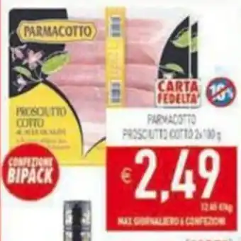 Pim Supermercati Parmacotto Prosciutto cotto offerta