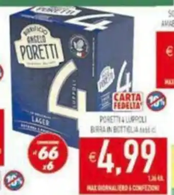 Poretti 4 Luppoli Birra in Bottiglia