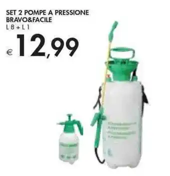 Bennet Bravo & Facile Set 2 Pompe A Pressione L 8 + L 1 offerta