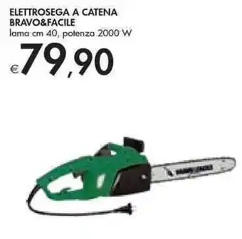 Bennet Bravo & Facile Elettrosega A Catena Lama cm 40, Potenza 2000W offerta