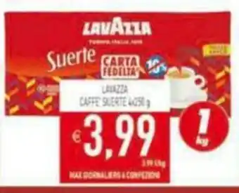 Pim Supermercati Lavazza Caffè Suerte 4x250g offerta