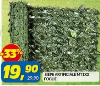 Risparmio Casa Siepe Artificiale MT 1X3 Foglie offerta