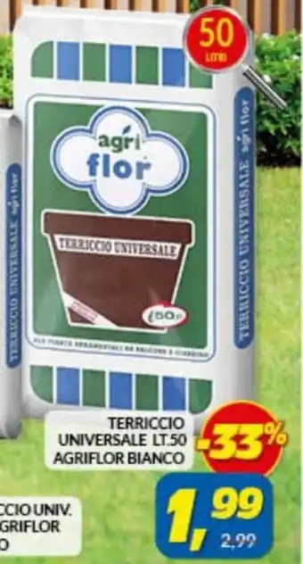 Risparmio Casa Agriflor Terriccio Universale lt. 50 Bianco offerta