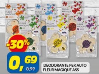 Risparmio Casa Deodorante per Auto Fleur Magique Ass offerta