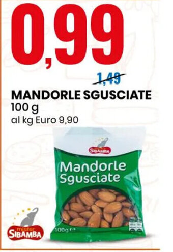 Eurospin Mandorle Sgusciate 100 g offerta
