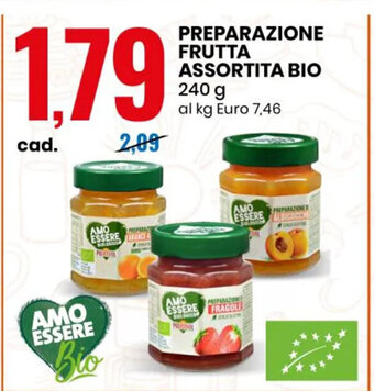 Eurospin Preparazione Frutta Assortita Bio 240 g offerta