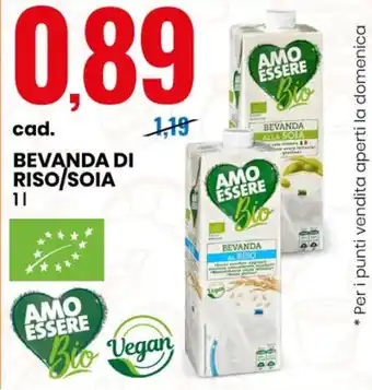 Bevanda Di Riso/Soia 1L