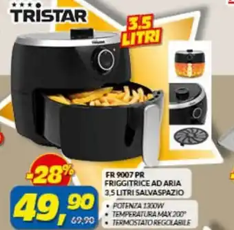 Risparmio Casa Tristar FR 9007 PR Friggitrice Ad Aria 3,5 litri Salvaspazio offerta