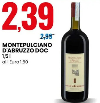 Eurospin Montepulciano D'Abruzzo DOC 1,5 l offerta