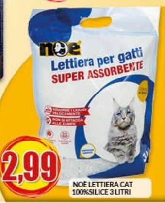 Risparmio Casa Noe Lettiera Cat 100% Silice 3 litri offerta