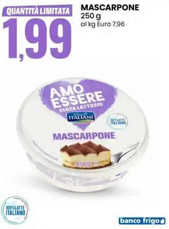 Eurospin Amo Essere Senza Lattosio Mascarpone 250 g offerta