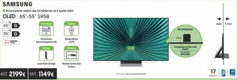 Euronics Samsung OLED 65" S95B offerta
