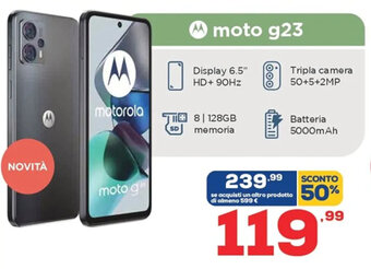 Euronics Motorola moto g23 offerta