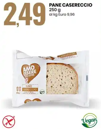 Eurospin Amo Essere Senza Glutine Pane Casereccio 250 g offerta