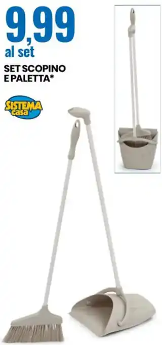 Eurospin Sistema Casa Set Scopino E Paletta offerta
