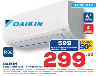 Euronics Daikin Condizionatore - ATXF25E/ARXF offerta