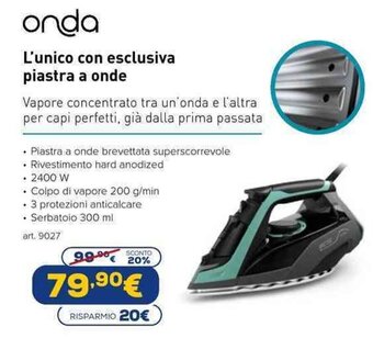 Euronics Imetec Onda L'unico con esclusiva piastra a onde offerta