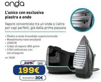 Euronics Imetec Onda L'unico con esclusiva piastra a onde offerta