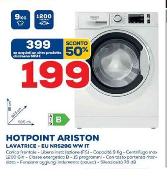 Euronics Hotpoint Ariston Lavatrice - EU NR529G WW IT offerta