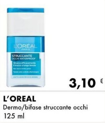 L'Oreal Dermo/bifase struccante occhi 125 ml