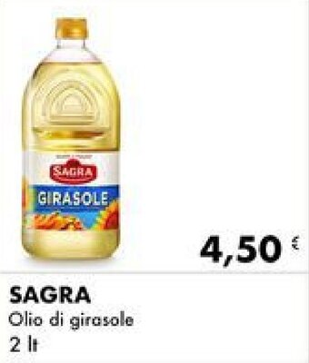 Iper Tosano Sagra Olio di girasole 2 lt offerta