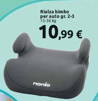 Rialza bimbo per auto gr. 2-3 15-36 kg