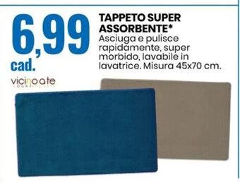 Eurospin Tappeto Super Assorbente 45x70 cm offerta