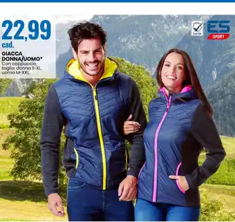 Eurospin Giacca Donna/Uomo donna S-XL, uomo M-XXL offerta