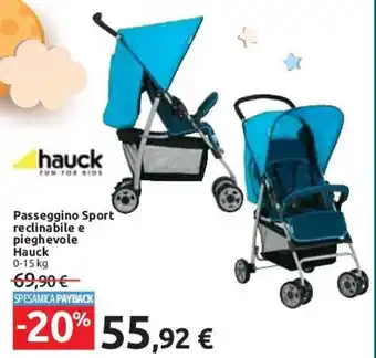 Carrefour Hauck Passeggino Sport reclinabile e pieghevole 0-15 kg offerta
